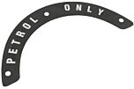 Schild Haupttank (Petrol Only)