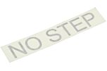 Aufkleber NO STEP