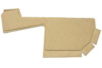 Dämmmatte Beifahrer TAN