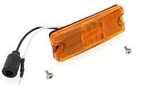 LED Begrenzungsleuchte orange flach (TruckLite)