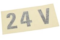 Aufkleber 24V