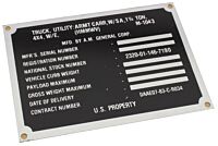 Typenschild M1043