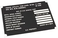 Typenschild M1046