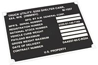 Typenschild M1037