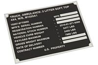 Typenschild M1035A1