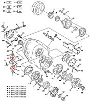 Gummipuffer Verteilergetriebe