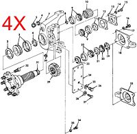 4x 12K Radnaben (ohne CTIS)